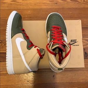 Nike Dunk High Sneakers.